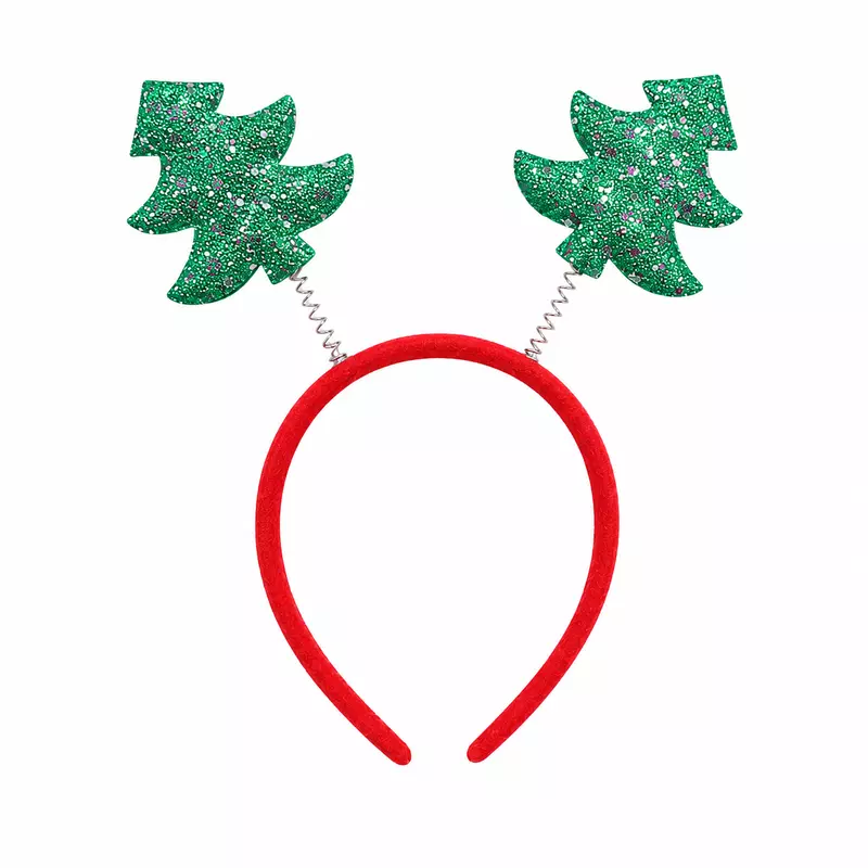 Christmas Tree Hairband Glitter Festive Headband Party Accessory for kids