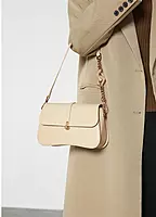 GENUINE LEATHE SMALL SQUARE BAG