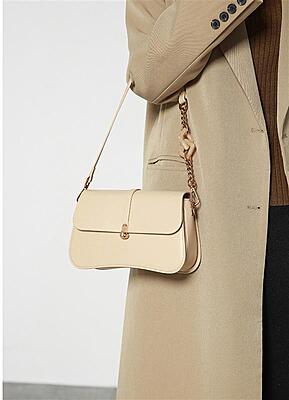 GENUINE LEATHE SMALL SQUARE BAG