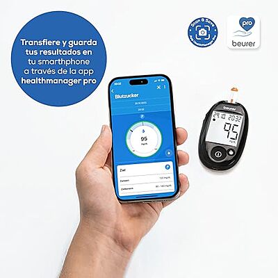 Glucómetro, medidor de glucosa