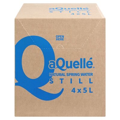 aQuelle Still Natural Spring Water 5l x 4