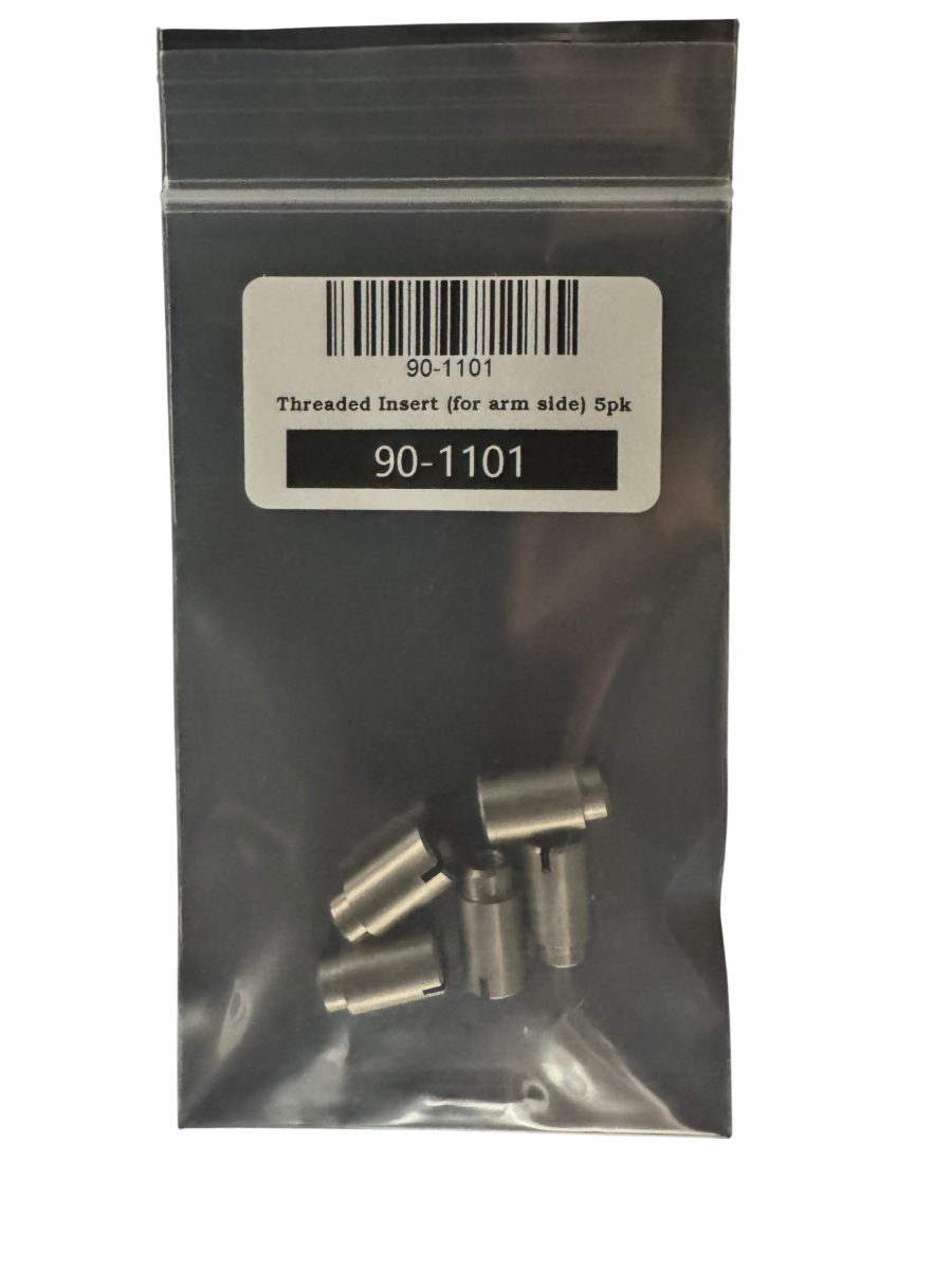 5 Pack of Threaded Insert (for Arm side) 5 Pack of Threaded Insert (for Arm side)