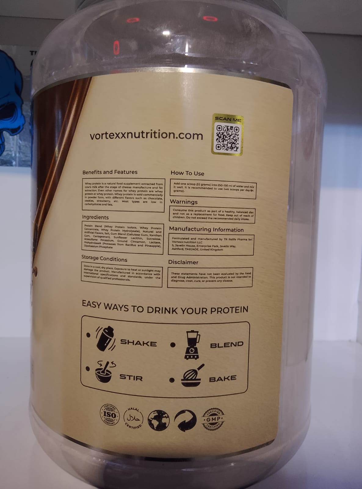 Vortexx Whey Advanced Protein 2kg | وي بروتين فورتكس