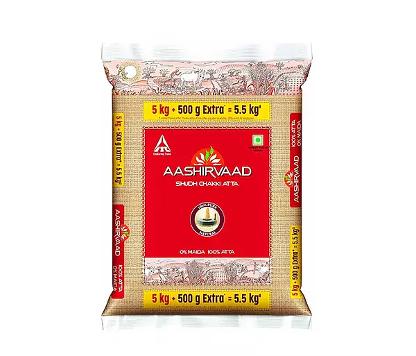 AASHIRVAAD WHOLE WHEAT FLOUR (ATTA) 5.5KG