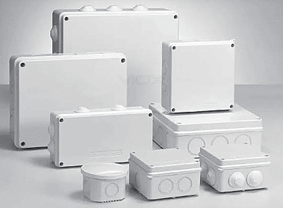 Electrical weatherproof IP66 enclosure ABS