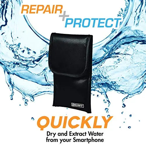 ABSORBITS Electronics Rescue Pouch with Patented Moisture-Removal