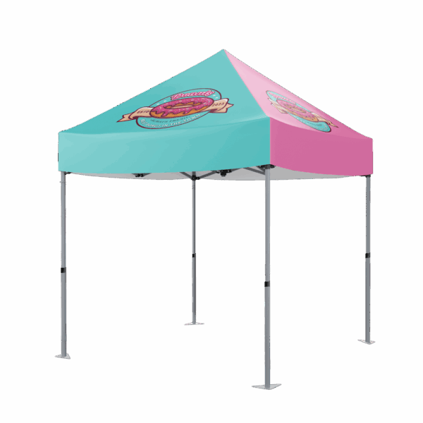 Gazebo 2 x 2m, Dye Sub, Econo Aluminium, Complete