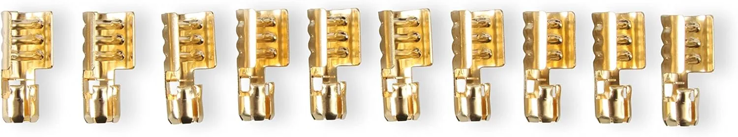 ACCEL 3008 Spark Plug Wire Set - 7mm - Super Stock with Copper Core - Universal Straight Boots - Yellow