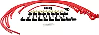 ACCEL 4041R Spark Plug Wire Set- 8mm - Super Stock Universal with Graphite Core - Red Wire with Red 90 Degree Boots