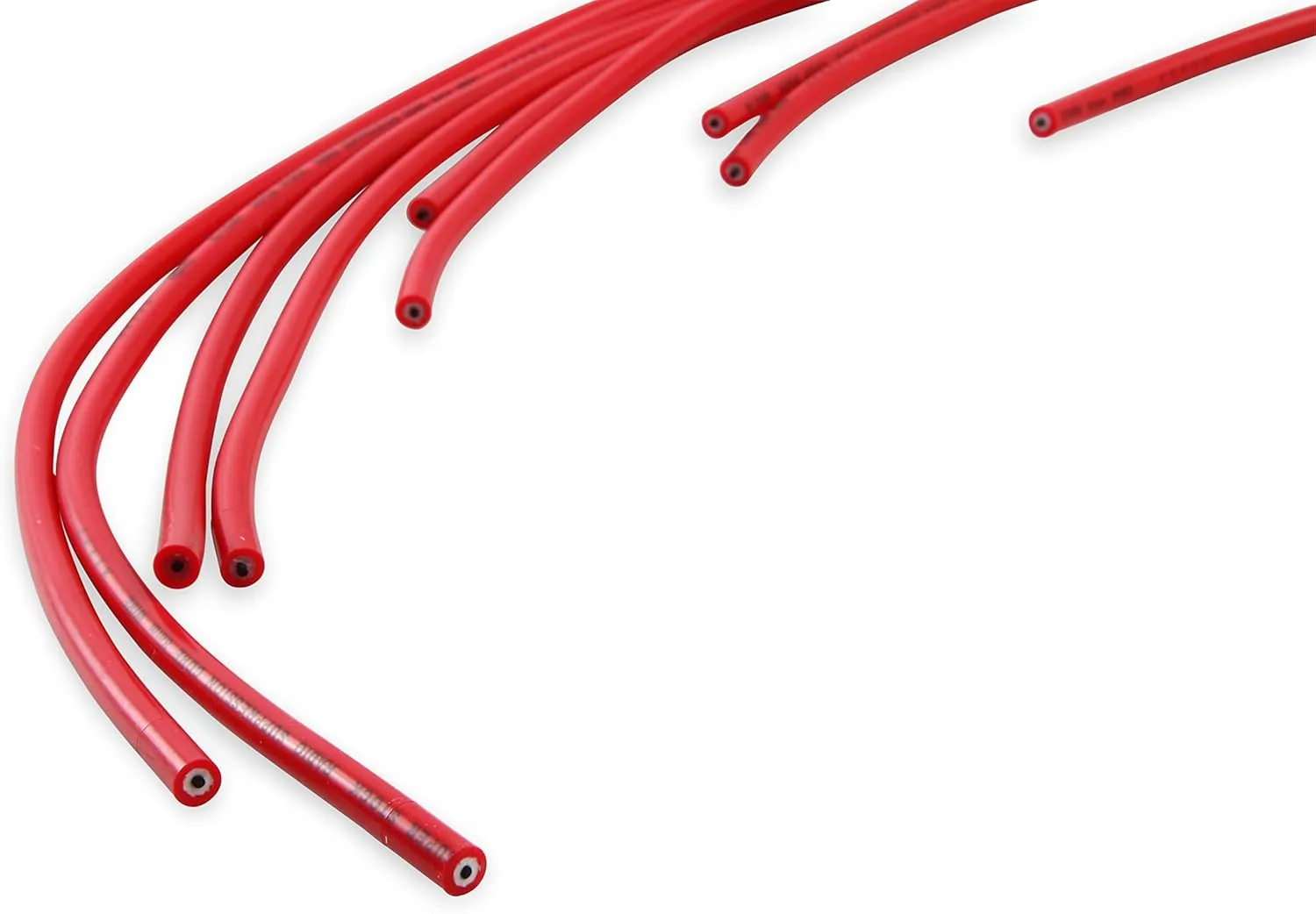 ACCEL 4041R Spark Plug Wire Set- 8mm - Super Stock Universal with Graphite Core - Red Wire with Red 90 Degree Boots