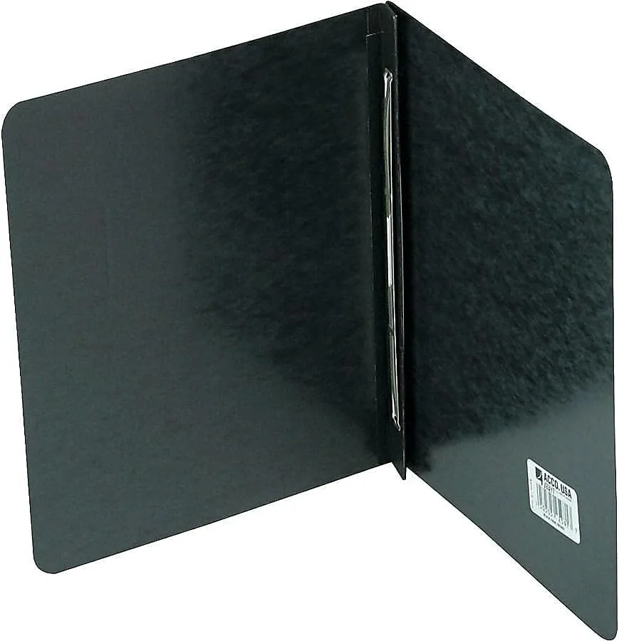 ACCO Pressboard Report Cover With Fastener, Letter, Black