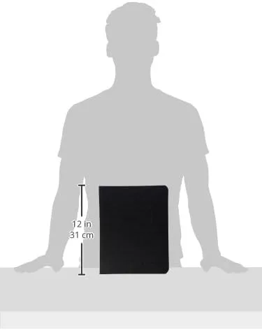 ACCO Pressboard Report Cover With Fastener, Letter, Black