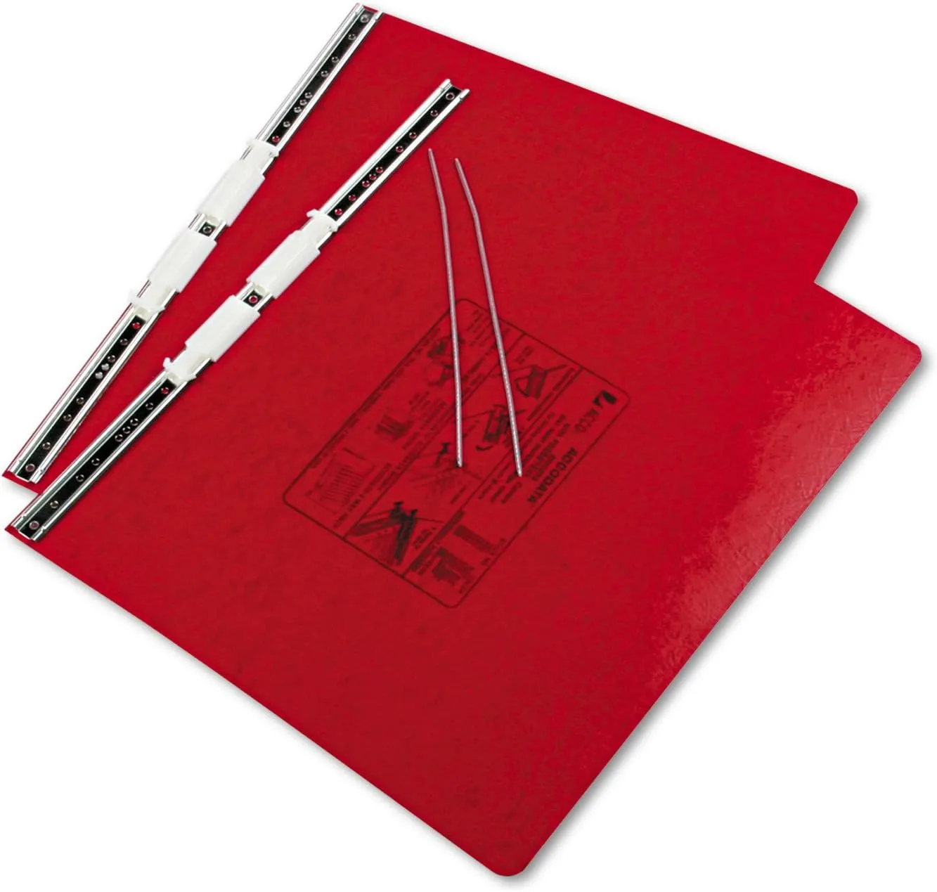 ACCO Presstex Hanging Data Binder, 14-7/8 x 11, Executive Red, 6" Capacity