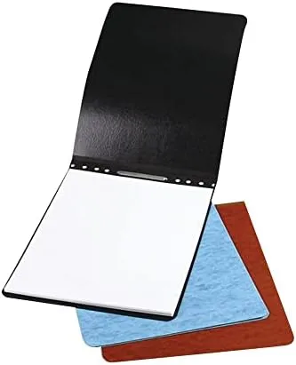 ACCO Presstex Top-Bound Report Binder, 4-1/4in CC, 8-1/2in x 11in, 60% Recycled, Black, Pack Of 2