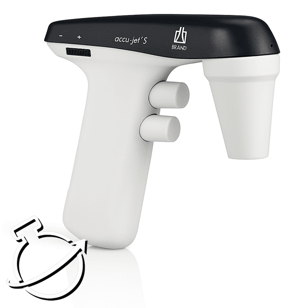accu-jet S Pipette Controller, Anthracite, with Universal AC Adapter (BrandTech)