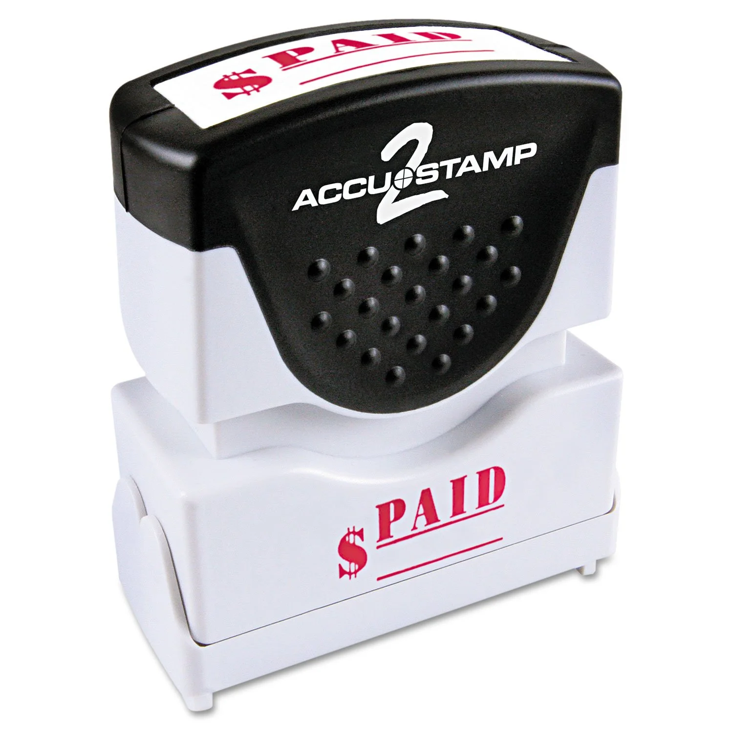 ACCU-STAMP2 Pre-Inked Shutter Message Stamp with Microban