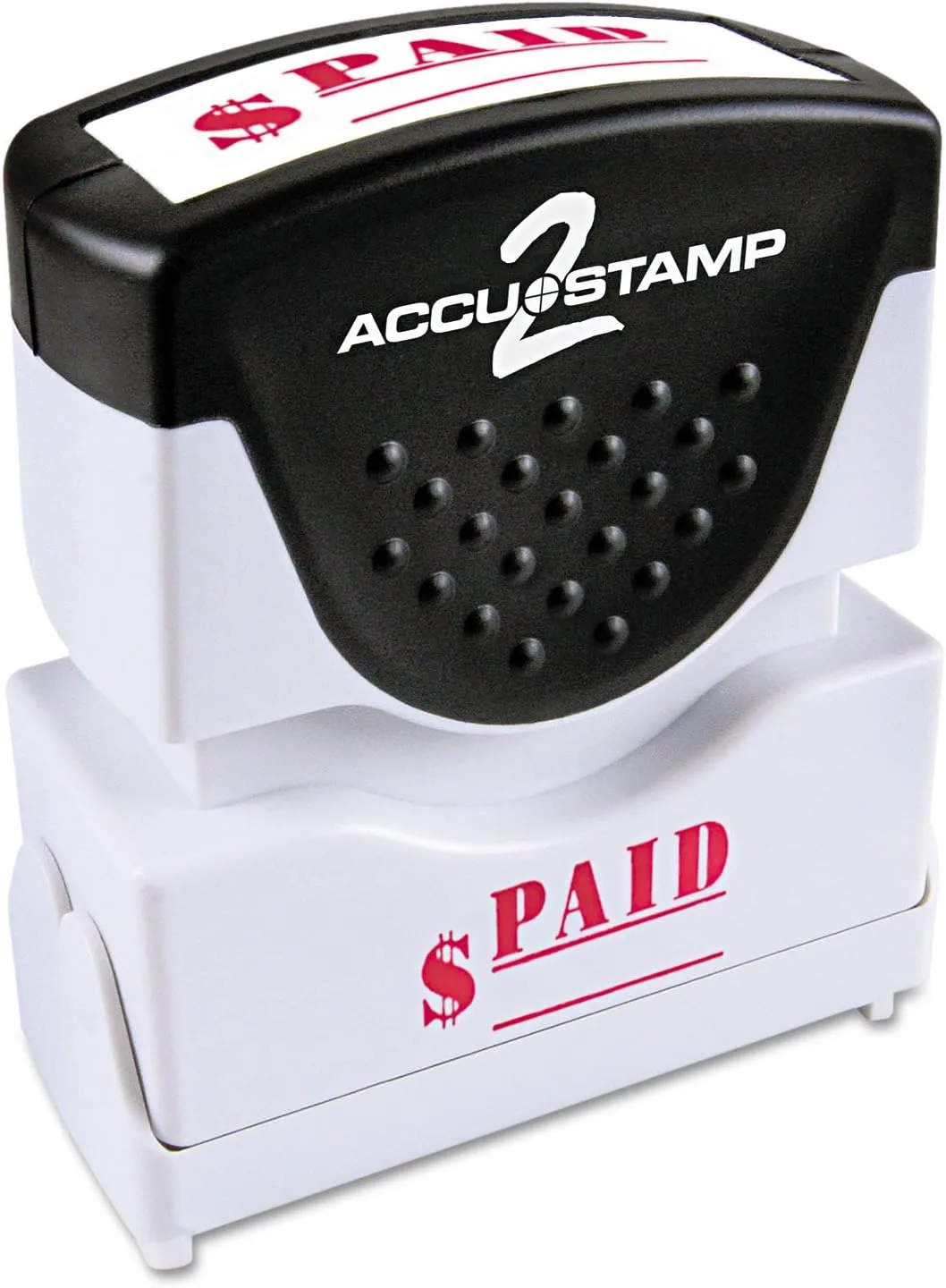 ACCU-STAMP2 Pre-Inked Shutter Message Stamp with Microban