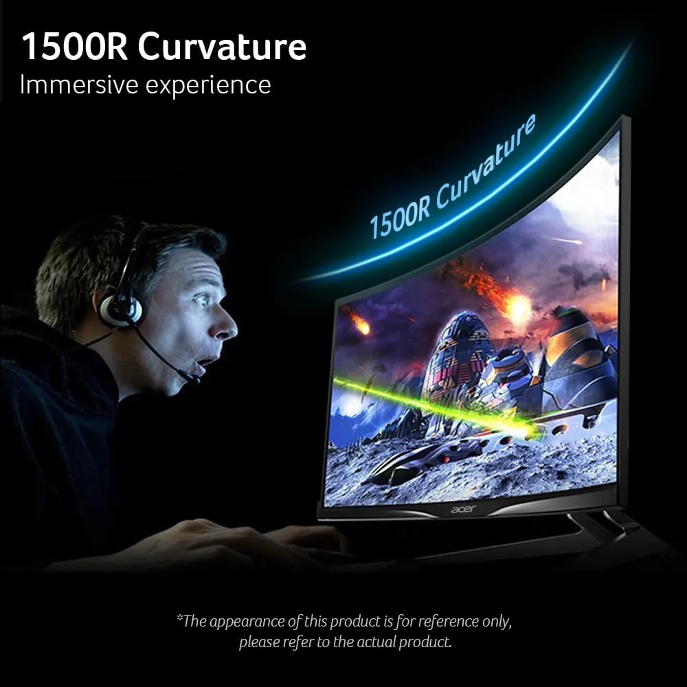 Acer Nitro 34" Curved Gaming Monitor - UWQHD 3440x1440, 200Hz