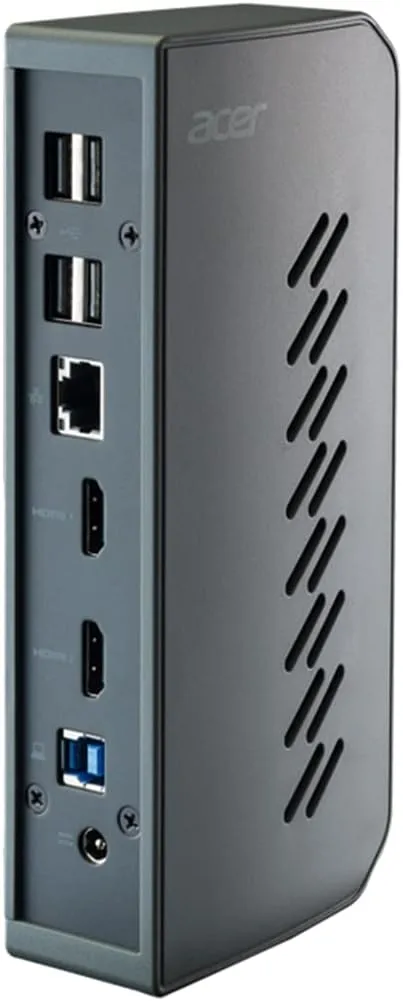 ACER USB Docking Station with HDMI/DisplayPort, USB Ports, Gigabit Ethernet