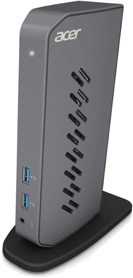 ACER USB Docking Station with HDMI/DisplayPort, USB Ports, Gigabit Ethernet