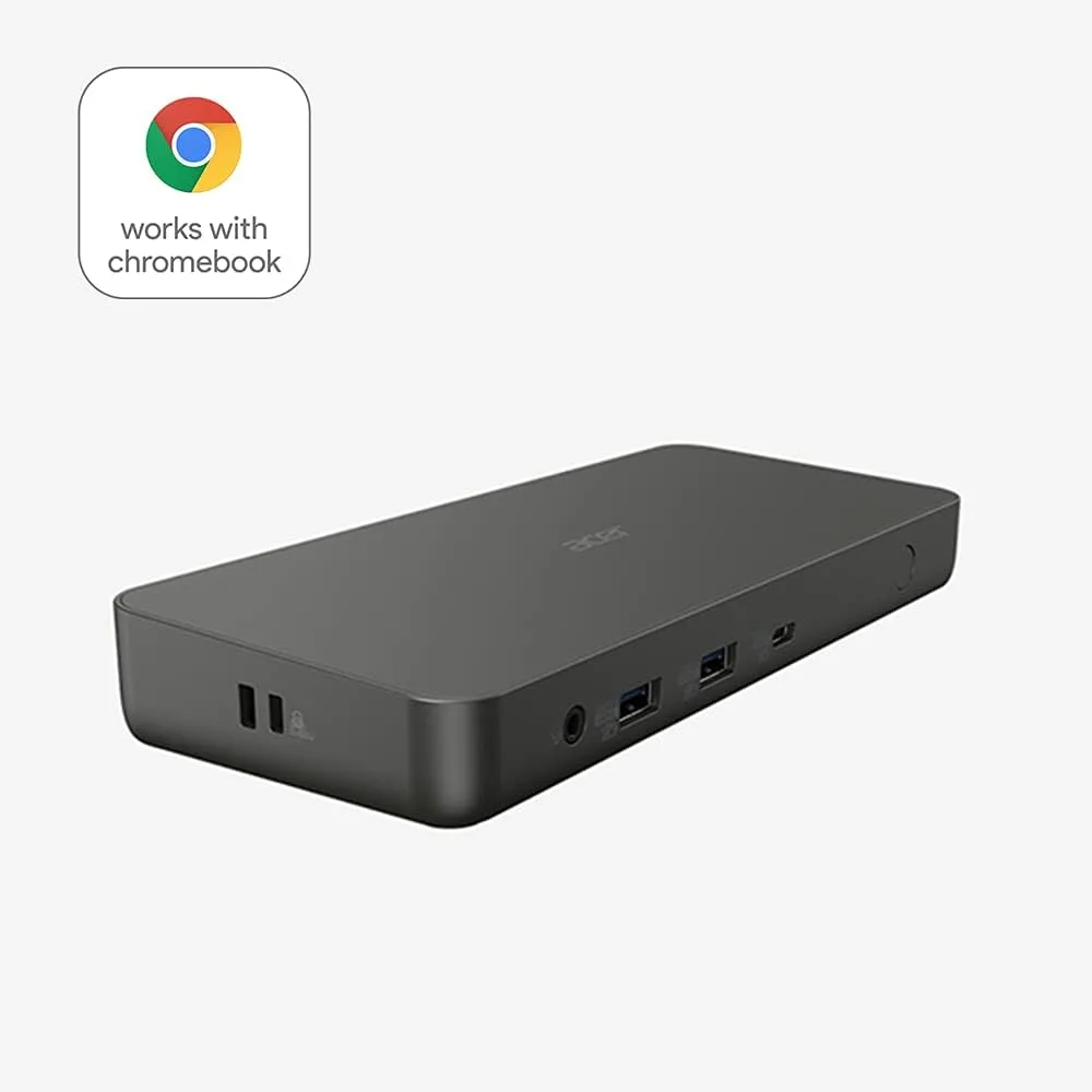 ACER USB Docking Station with HDMI/DisplayPort, USB Ports, Gigabit Ethernet