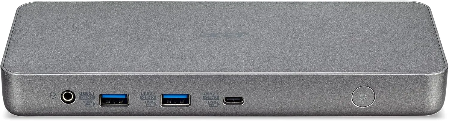 ACER USB Docking Station with HDMI/DisplayPort, USB Ports, Gigabit Ethernet