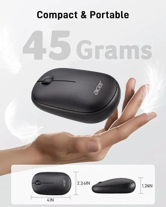 ACER Wireless Mouse 2.4GHz USB Receiver 1600 DPI Ambidextrous