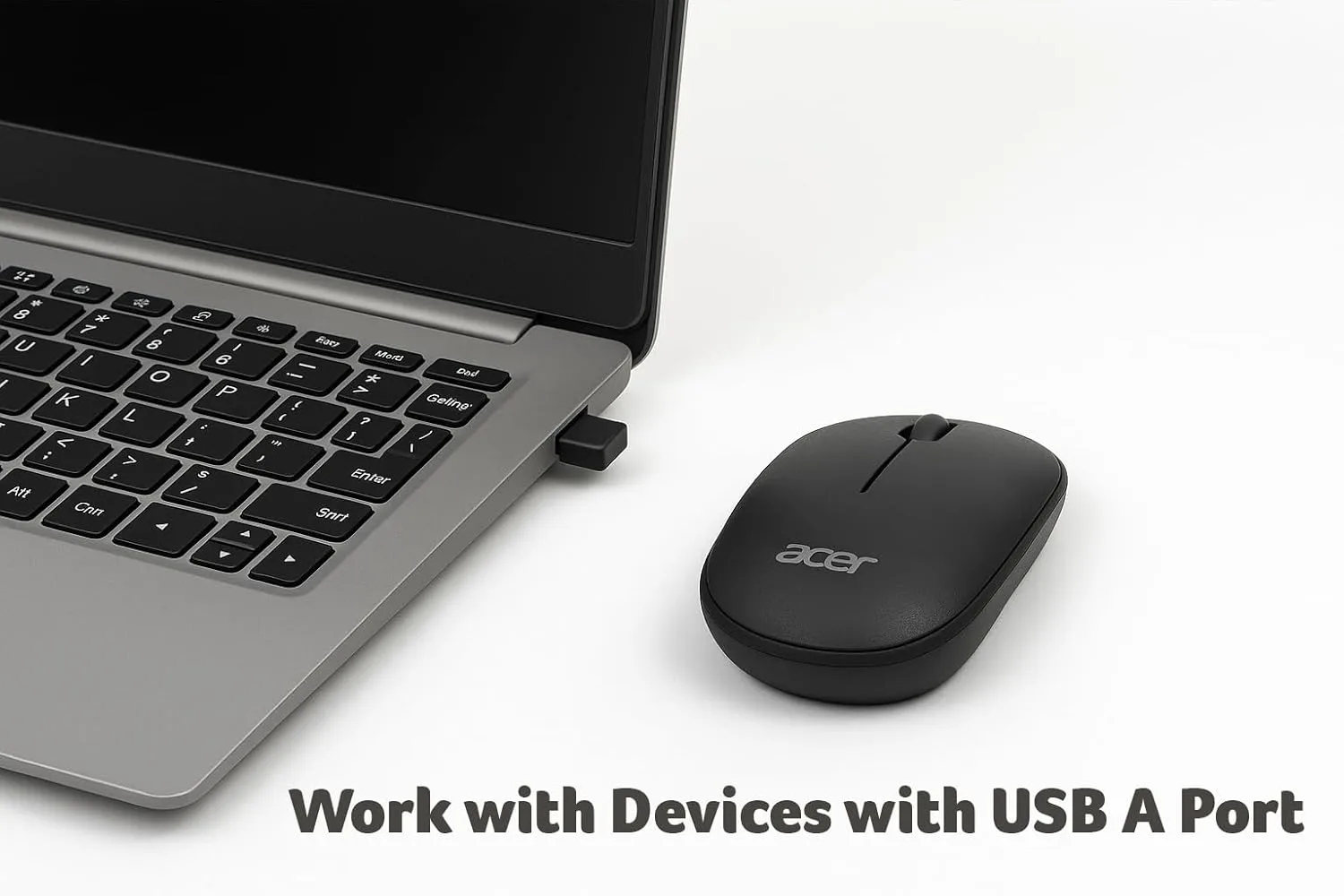 ACER Wireless Mouse 2.4GHz USB Receiver 1600 DPI Ambidextrous