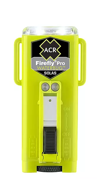 ACR Firefly Pro Waterbug LED Strobe Light – Military-Grade, SOS & Steady-On Modes, SOLAS & USCG Certified