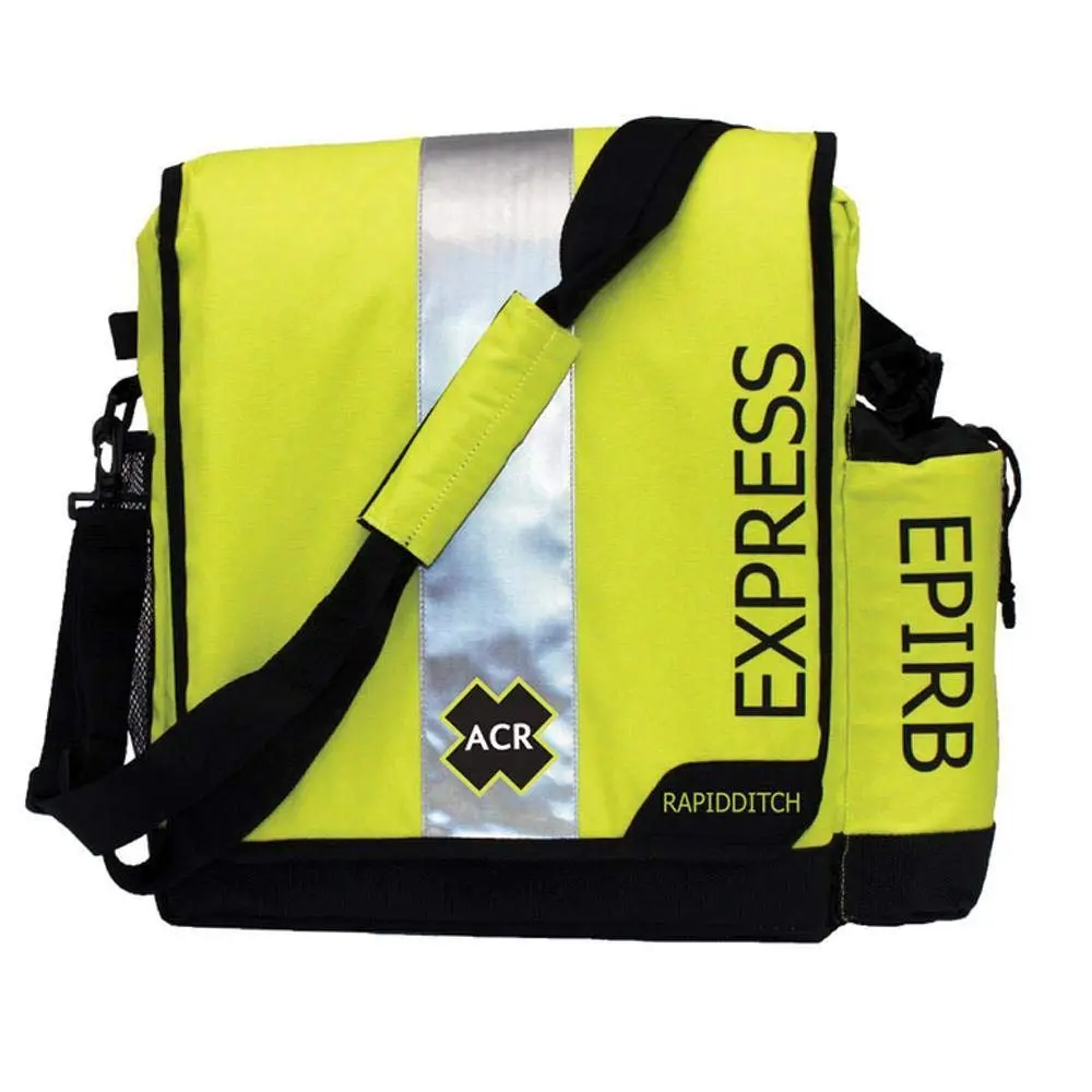 ACR RapidDitch Express: Buoyant Abandon Ship Gear Bag with Bulkhead Mount is a Compact Emergency Survival Kit for Boating