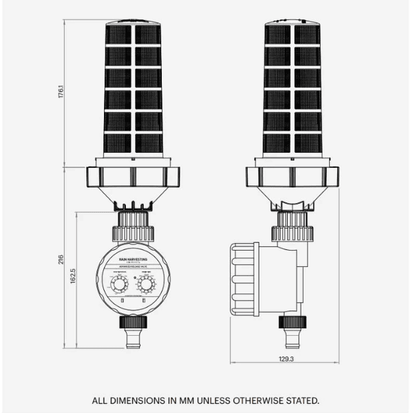 Rain Harvesting Advanced First Flush Diverter Valve