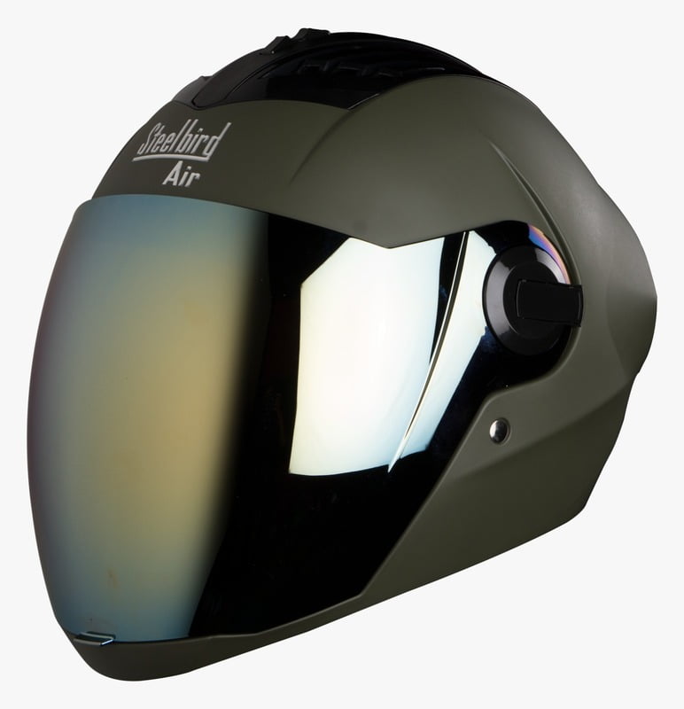 SBA-2 MATT BATTLE GREEN/GOLD VISOR 600MM
