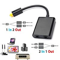 Adaptateur de câble audio optique double port