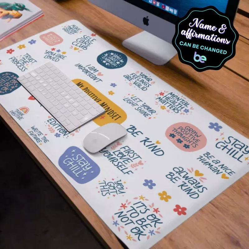 Printed desk mats
