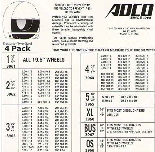 ADCO Designer Series Tan Tyre Gard Wheel Cover
