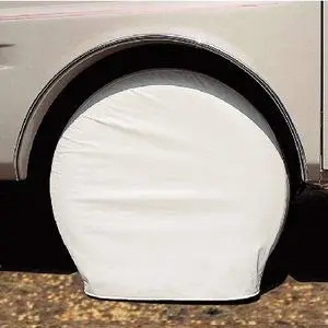 Adco 3974 Black Single Axle Ultra Tyre Gard Tire Wheel Cover 24-26" set of 2