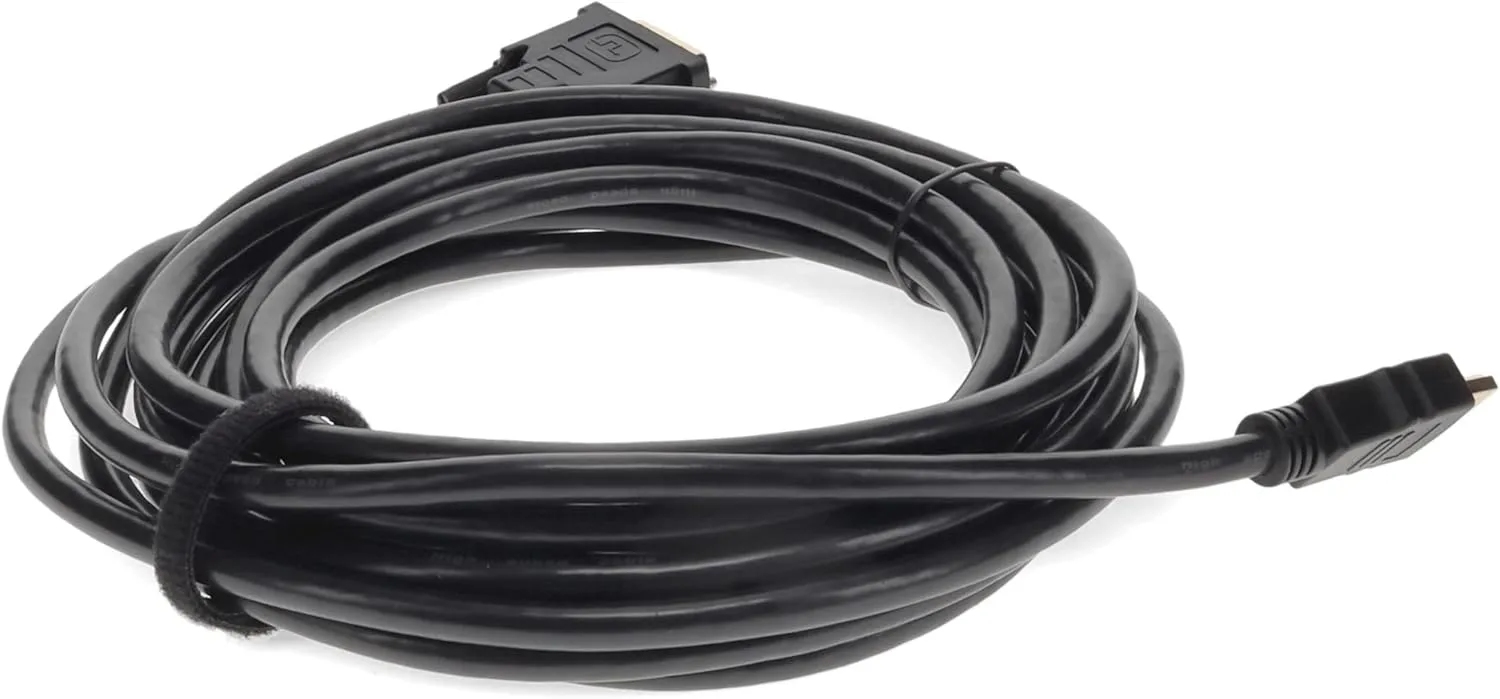 3ft HDMI 1.3 Male to DVI-D Dual Link (24+1 pin) Male Black Cable for Resolution Up to 2560x1600 (WQXGA)