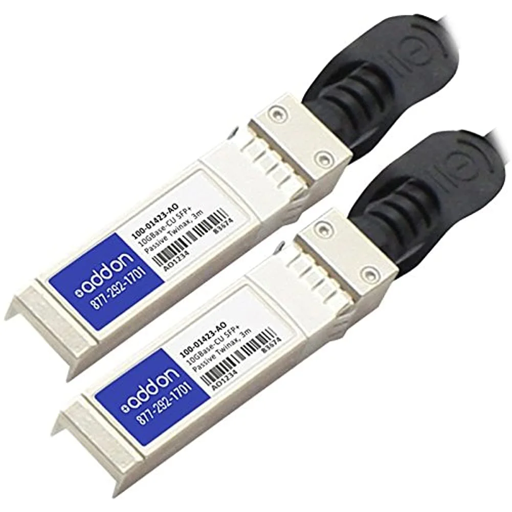 ADDON/CITRIX 100-01423 Passive 3M 10GBASE-CU SFP+ to SFP+ Direct Attach Cable