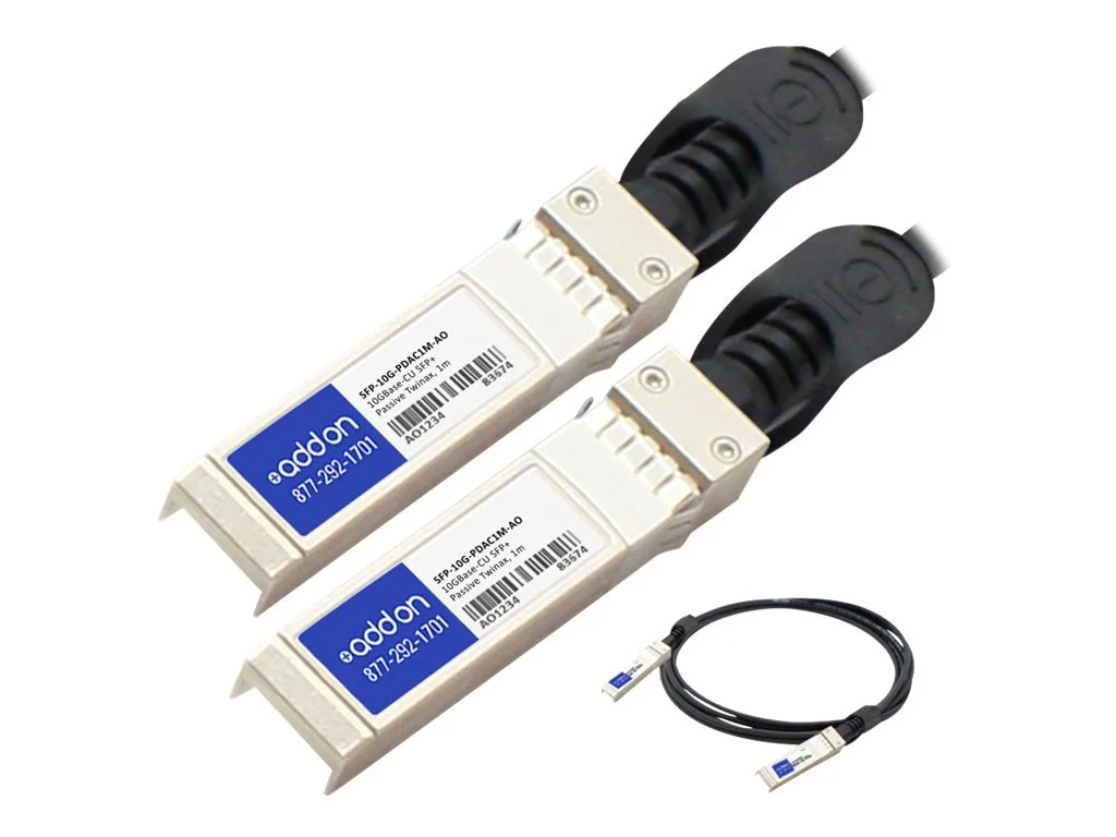 Add-On Computer 10GBase-CU SFP+ to SFP+ Direct Attach Cable (SFP-10G-PDAC1M-AO)