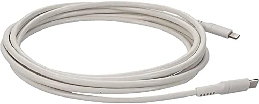 AddOn 3.0m (9.8ft) USB 3.1 Type (C) Male to Lightning Male Sync and Charge White Cable
