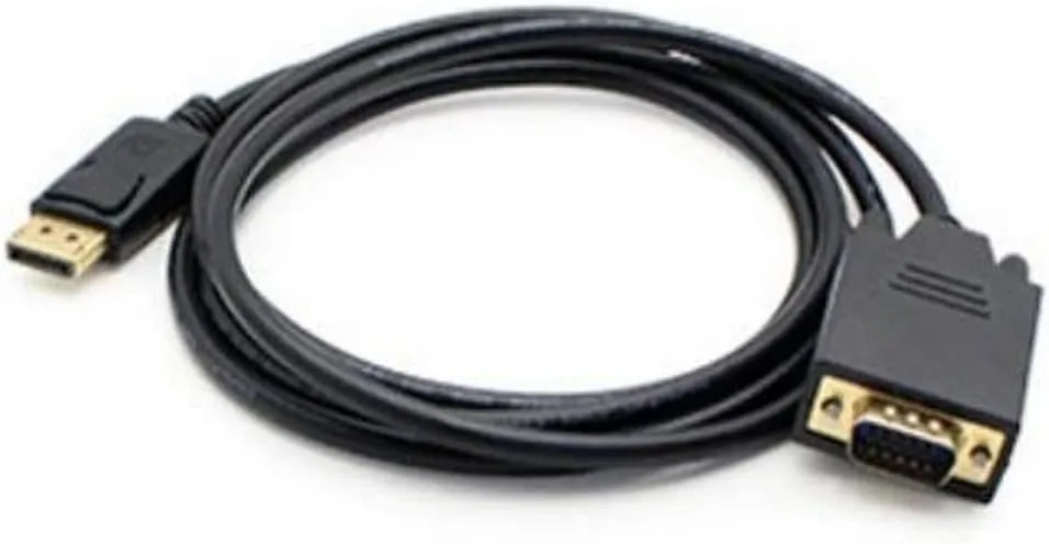 Addon-Networking DISPORT2VGAMM3B 3' DisplayPort to VGA Adapter Cable, Black