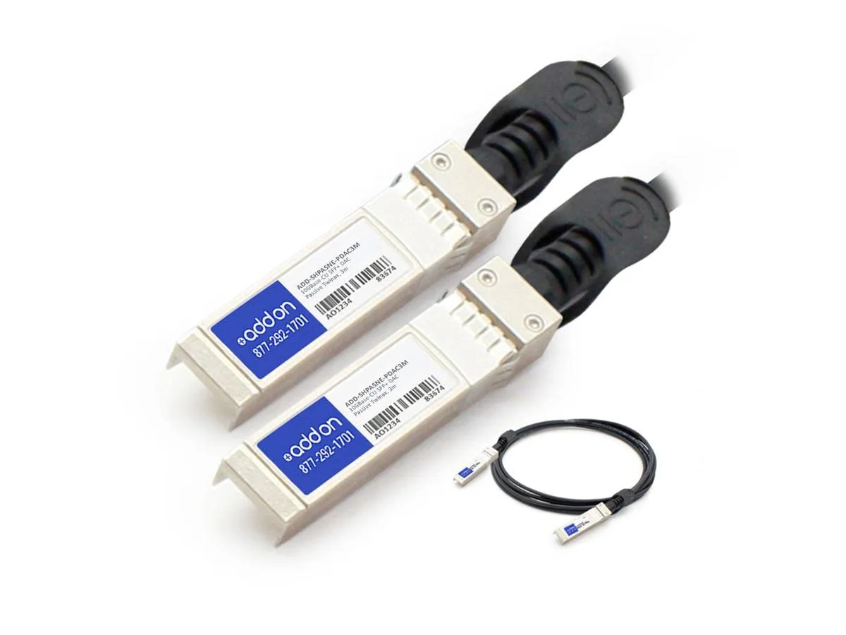 ADDON HP 487655-B21 TO NETGEAR AXC763 COMPATIBLE 10GBASE-CU SFP+ TO SFP+ DIRECT