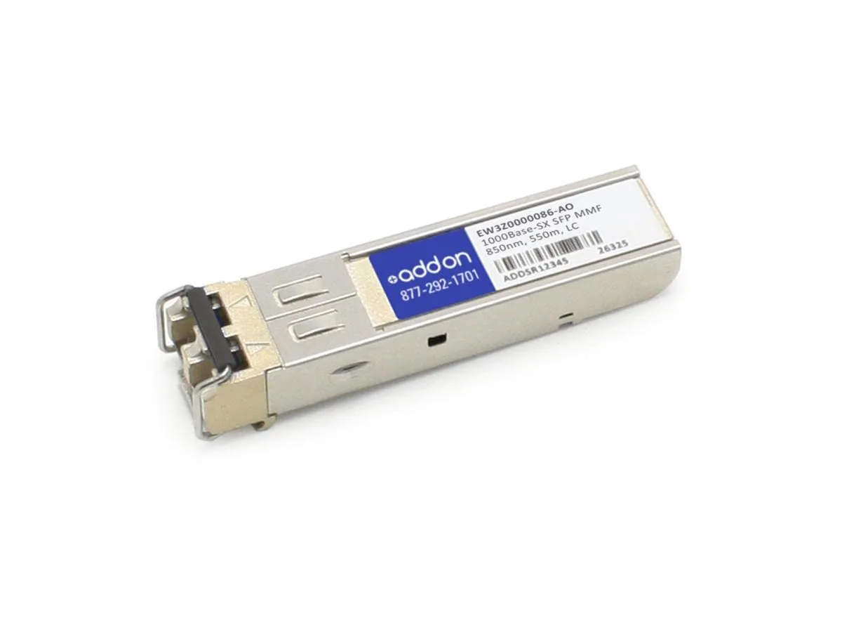 ADDON EW3Z0000086-AO Compatible 4-Pack 1000BASE-SX SFP Transceiver (MMF, 850nm, LC)