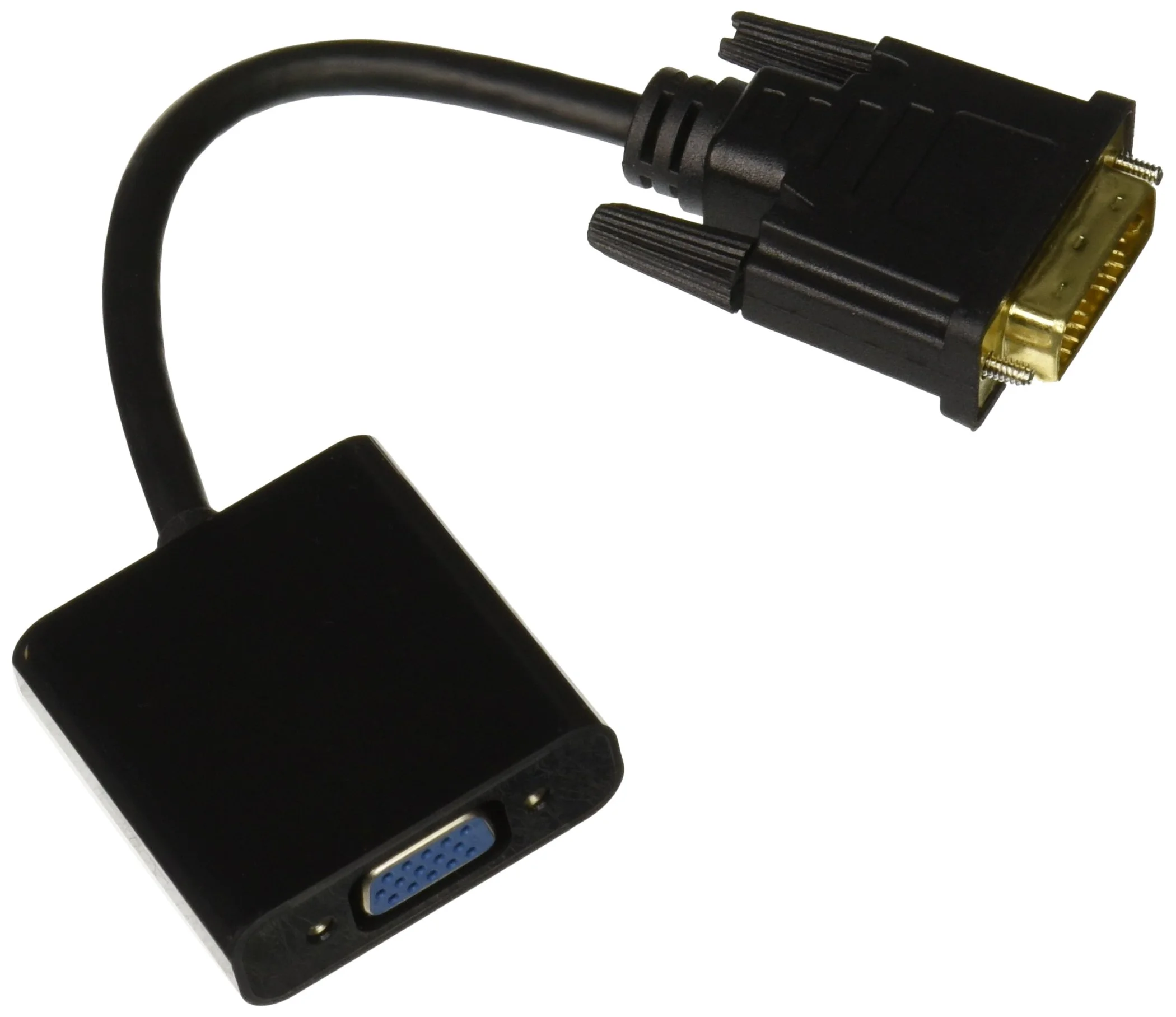 AddOn DVIDS2VGAA 8in DVI-D to VGA Active Adapter Cable - Black