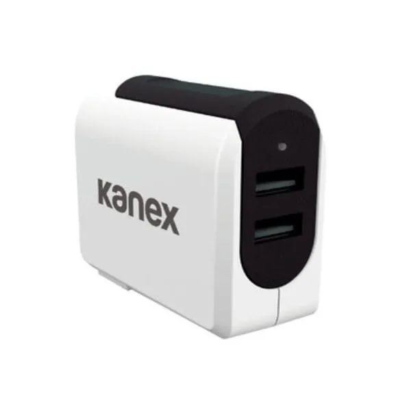 ADDON NEMA 1-15P MALE TO 2XUSB 2.0 (A) FEMALE WALL CHARGER FOR USE WITH STANDARD