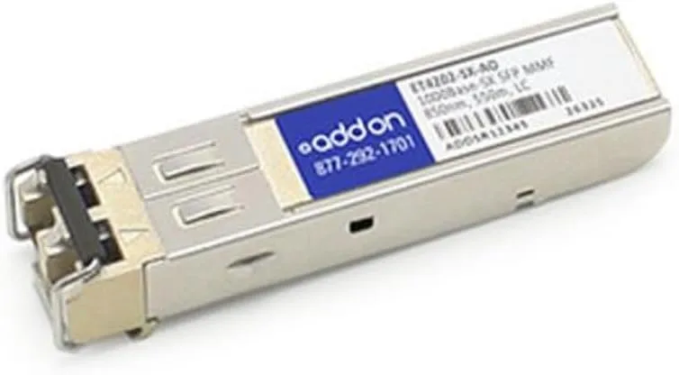 ADDON EDGE-CORE ET4202-SX COMPATIBLE TAA COMPLIANT 1000BASE-SX SFP TRANSCEIVER (MMF, 850NM, 550M, LC)