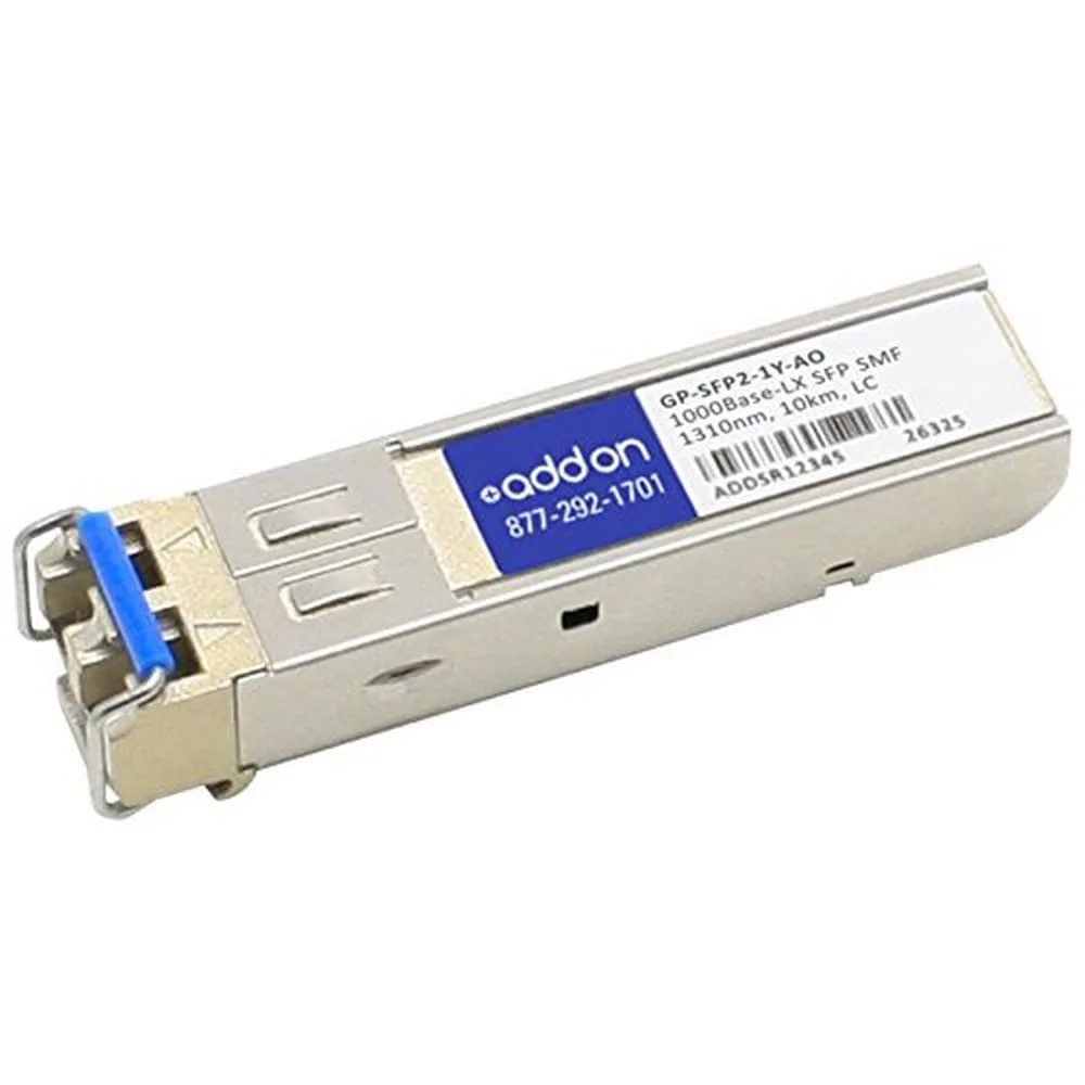Addon-Networking LC Single Mode SFP Mini-GBIC Transceiver Module (GP-SFP2-1Y-AO)