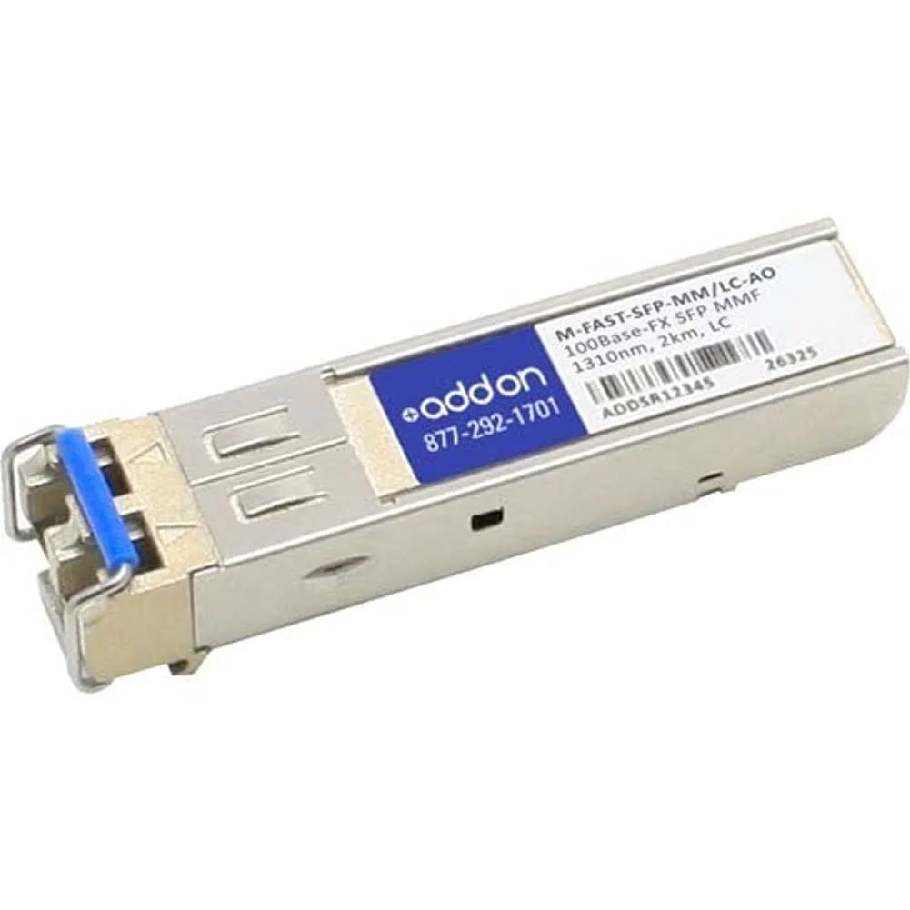 AddOn HIRSCHMANN M-FAST SFP-MM/LC Compatible TAA 100Base-FX Transceiver (MMF, 1310nm, 2km, LC)