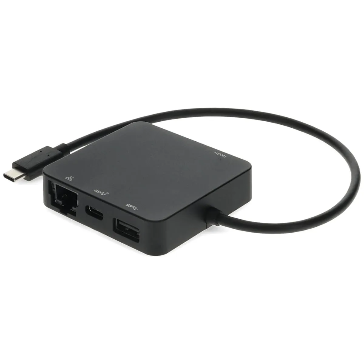ADDON 8IN USB-C MALE TO USB 3.1 (C), HDMI 4K, USB 3.1 GEN 2 (A), AND RJ-45 FEMAL
