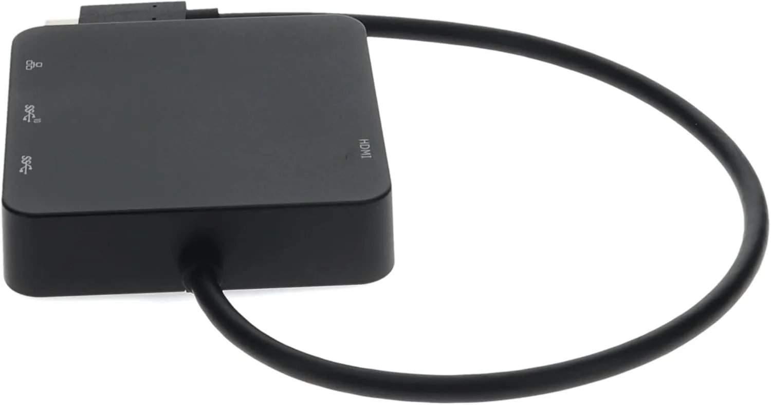 ADDON USB-C MALE TO USB 3.1 (C), HDMI 4K, USB 3.1 GEN 2 (A), AND RJ-45 TRAVEL DO
